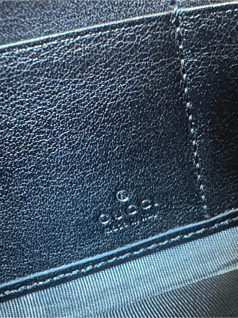 Gucci Black Guccissima Leather Zip Around Wallet - Picture 8 of 13
